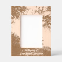 Memorial Photo Beautiful Lake Mountains Trees
