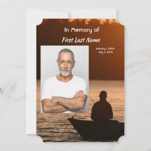 Memorial Photo Celebration of Life, Invite