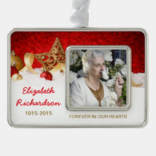 Memorial Photo Christmas Xmas Star Decorations
