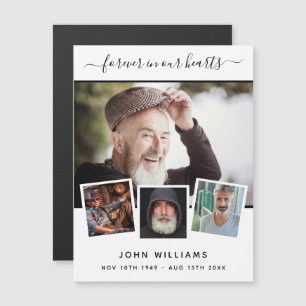 Memorial photo collage love always magnet