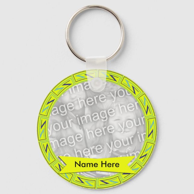 Memorial Photo Custom Key Chain 009 (Front)