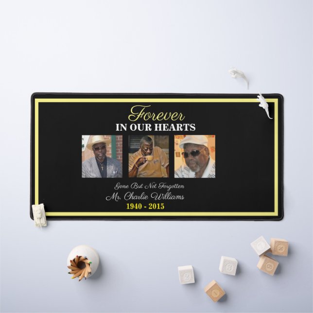 Memorial Photo Desk Mat (Kids Table)