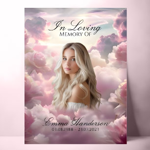 Memorial Photo Funeral welcome sign