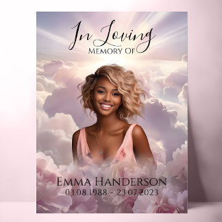 Memorial Photo Funeral welcome sign