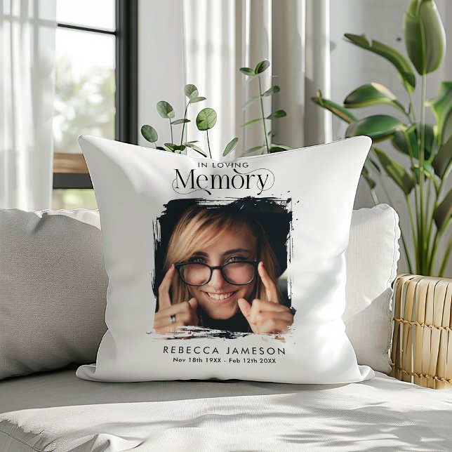 Memorial Photo 'In Loving Memory' Tribute Cushion (Creator Uploaded)