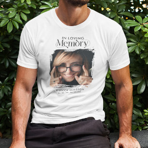 Memorial Photo 'In Loving Memory' Tribute T-Shirt