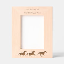 Memorial Photo Prayer Horse Western