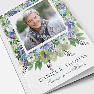 Memorial Photo Sympathy Funeral Thank You Cards