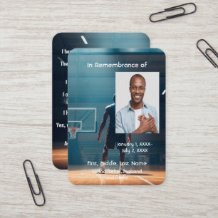 Memorial Pocket Card Basketball Game