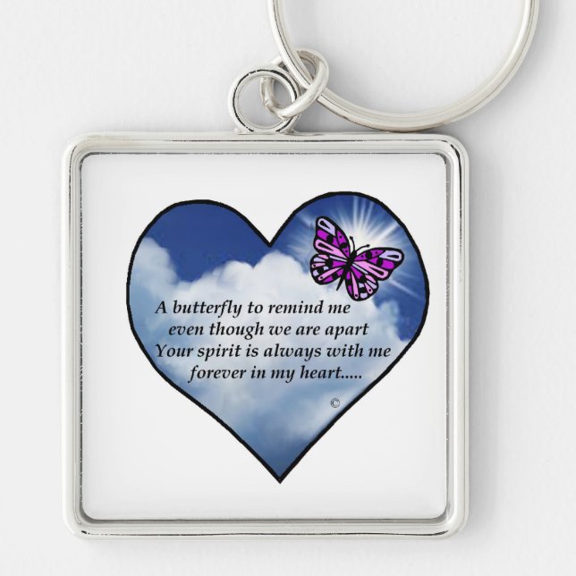 Memorial Poem Key Ring (Front)