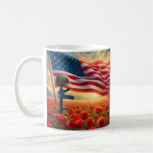 Memorial Poppy Field Coffee Mug