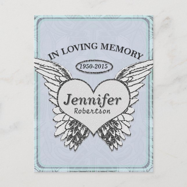 Memorial Postcard (Front)