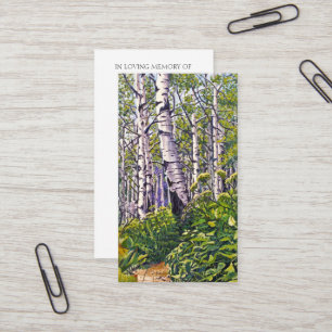 Memorial Prayer Blessing Card