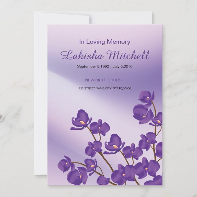 Memorial Prayer Card (Front)