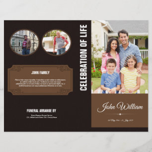 Memorial Program Template