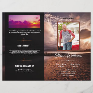 Memorial Program Template