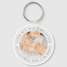 Memorial Quote Classic Elegant Chic Photo Keepsake