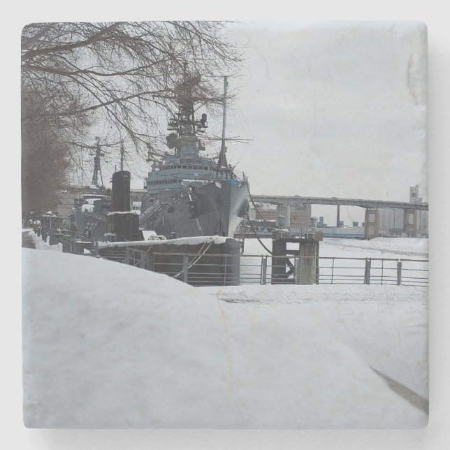 Memorial Reflections Stone Coaster (Front)