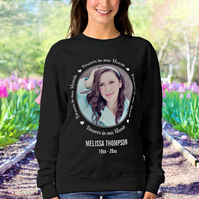 Memorial Remembrance Keepsake Custom Photo Sweatshirt (Creator Uploaded)