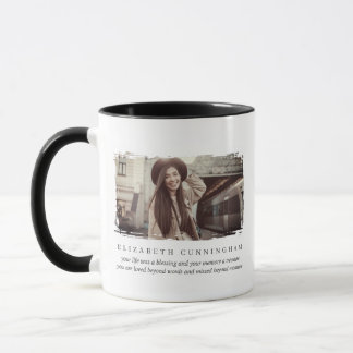 Memorial Remembrance Quote Custom Photo Mug