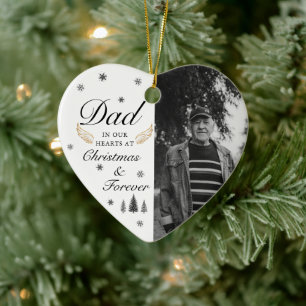 Memorial Remembrance Sympathy Christmas Ceramic Ornament