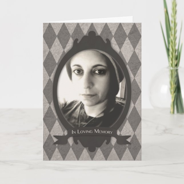 memorial service announcements (Front)