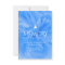 Memorial service blue rose funeral invitations