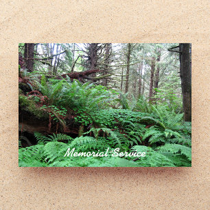 Memorial Service Invitation - Peaceful Invitation