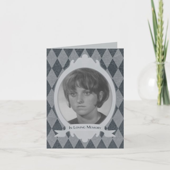 memorial service invitations (Front)