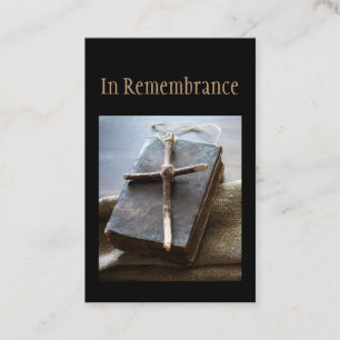 Memorial Service Invite Bible Christian
