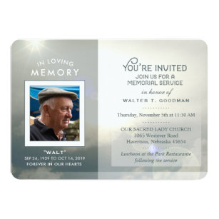 Funeral Wake Invitations | Zazzle AU