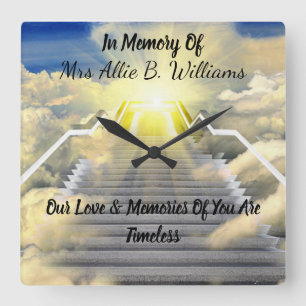 Memorial  square wall clock