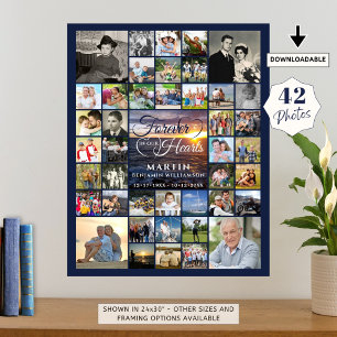 Memorial Sunset 42 Photo FOREVER IN OUR HEARTS Poster