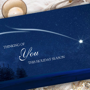 Memorial Sympathy Heavenly Star Thinking of You Holiday Card