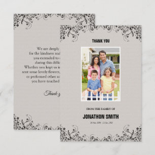 Memorial Thank You Card