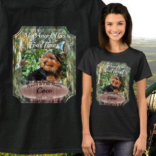 Memorial Tree My Angel has Four Paws OAX1 T-Shirt