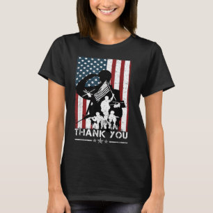 Memorial Veterans Day Thank You Military We Forget T-Shirt