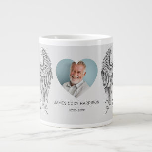 Memorial Wings Photo Large Coffee Mug