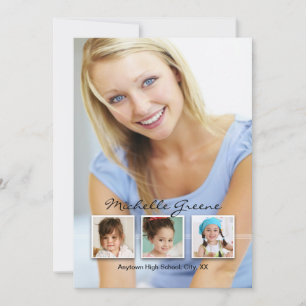 Memories 4 Photo Graduation Announcement