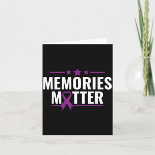 Memories - Alzheimers Awareness Dementia Card