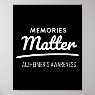 Memories alzheimer's awareness  poster