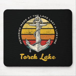 Memories At Torch Lake Last A Lifetime Camping Vac Mouse Pad