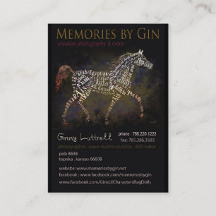 Memories by Gin Business Cards