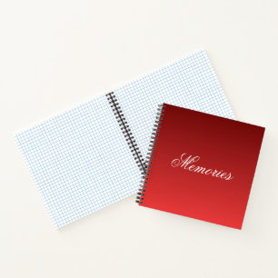 Memories Custom 8.5" x 8.5" Spiral Notebook