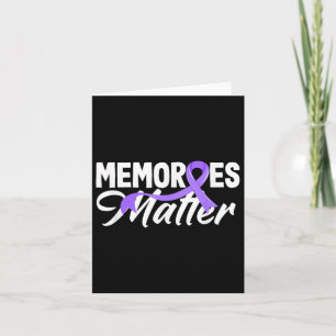 Memories Dementia Heimers Awareness Card
