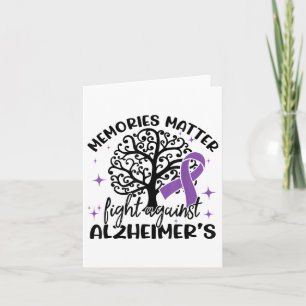 Memories Fight Against Heimers Awareness Dementia Card