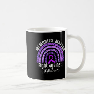 Memories Fight Against heimers Leopard Rainbow Coffee Mug