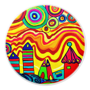 Memories from Russia Ceramic Knob