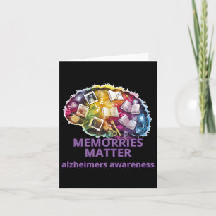 Memories Heimer's Awareness Sticker Card