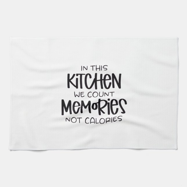 memories in kitchen tea towel (Horizontal)